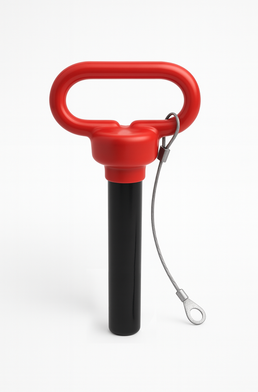 Steckbolzen mit rotem Griff (Schnellverschlussbolzen)